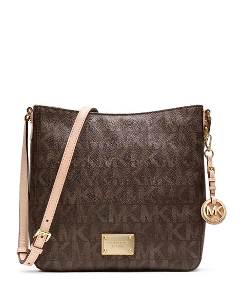 michael kors logo messenger bag